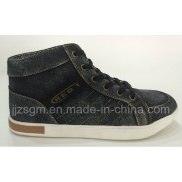 Alta Moda Top Rua Casual lavado Denim Sapatos